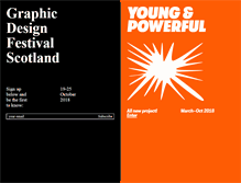 Tablet Screenshot of graphicdesignfestivalscotland.com